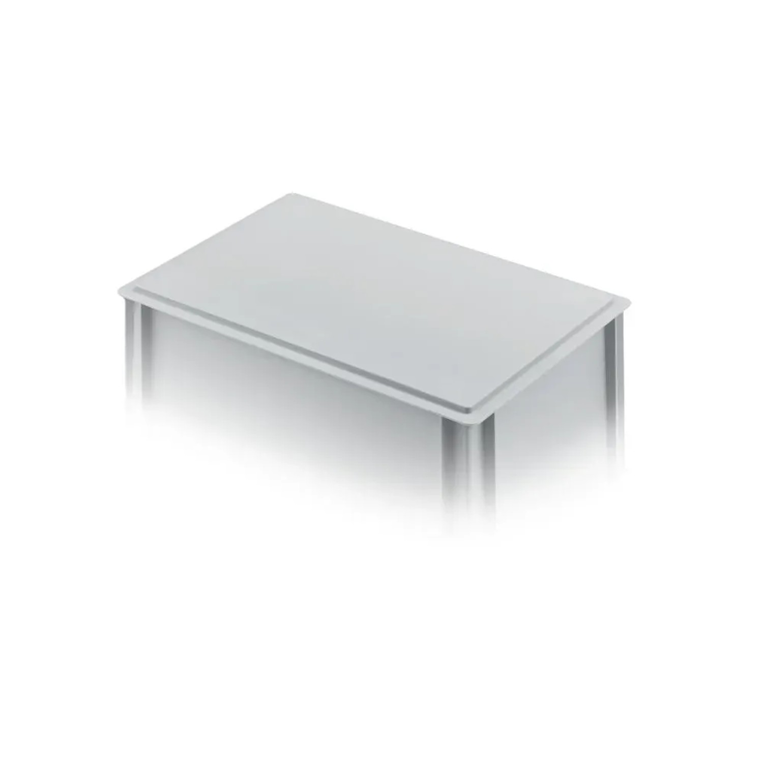 Graue PROREGAL Eurobox (40x60x22cm, 38L) im 5er Sparset. Stabile Aufbewahrungsbox mit geschlossenem Griff.