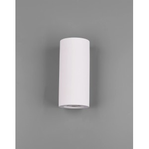 Weiße Trio Leuchten Wandlampe Zazou aus Gips, individuell anstreichbar.