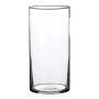 Zylindrische Glasvase Carly von Mica Decorations, 25 cm hoch, Durchmesser 12 cm.