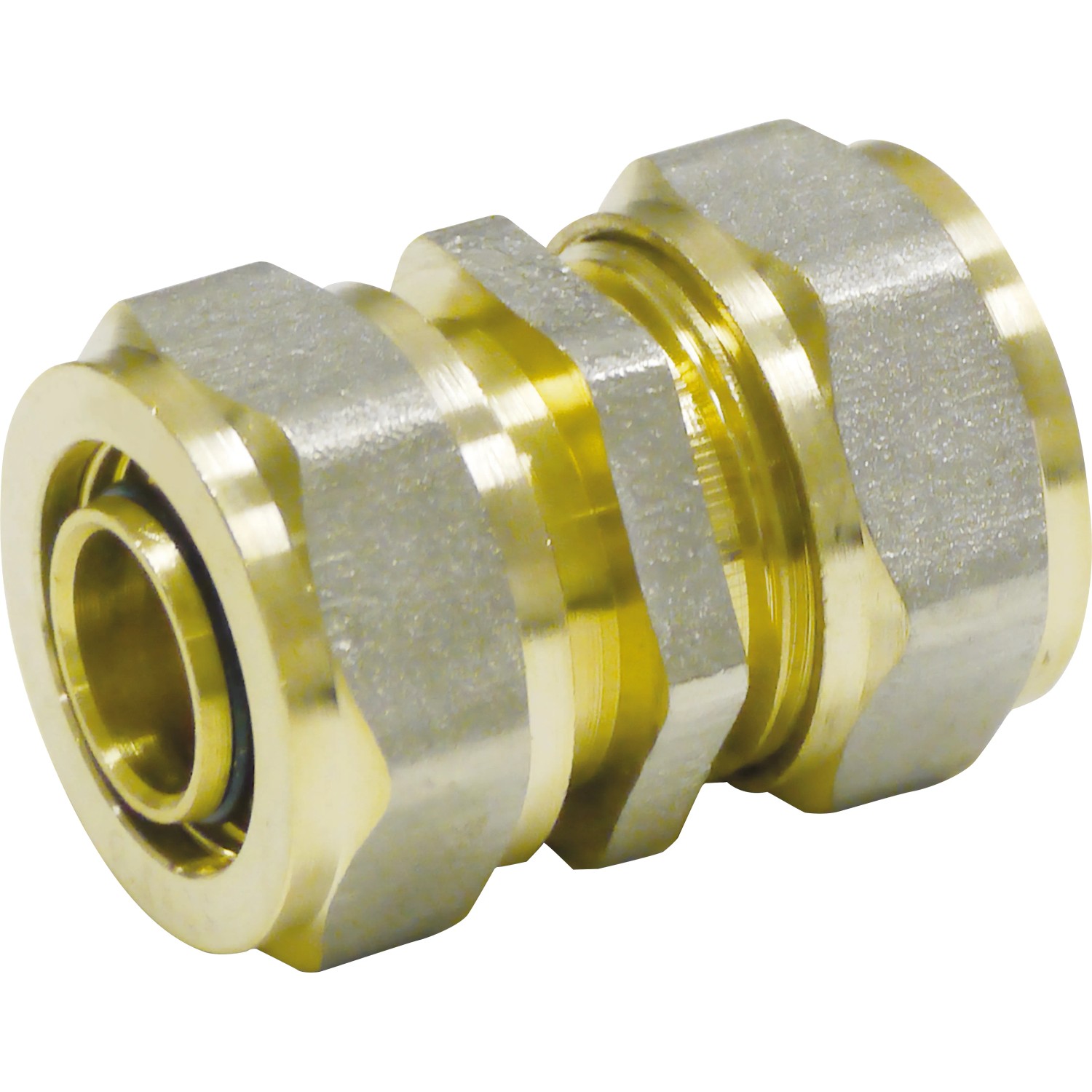 Thumbnail - Schraubfitting Kupplung Messing 20 x 20 mm