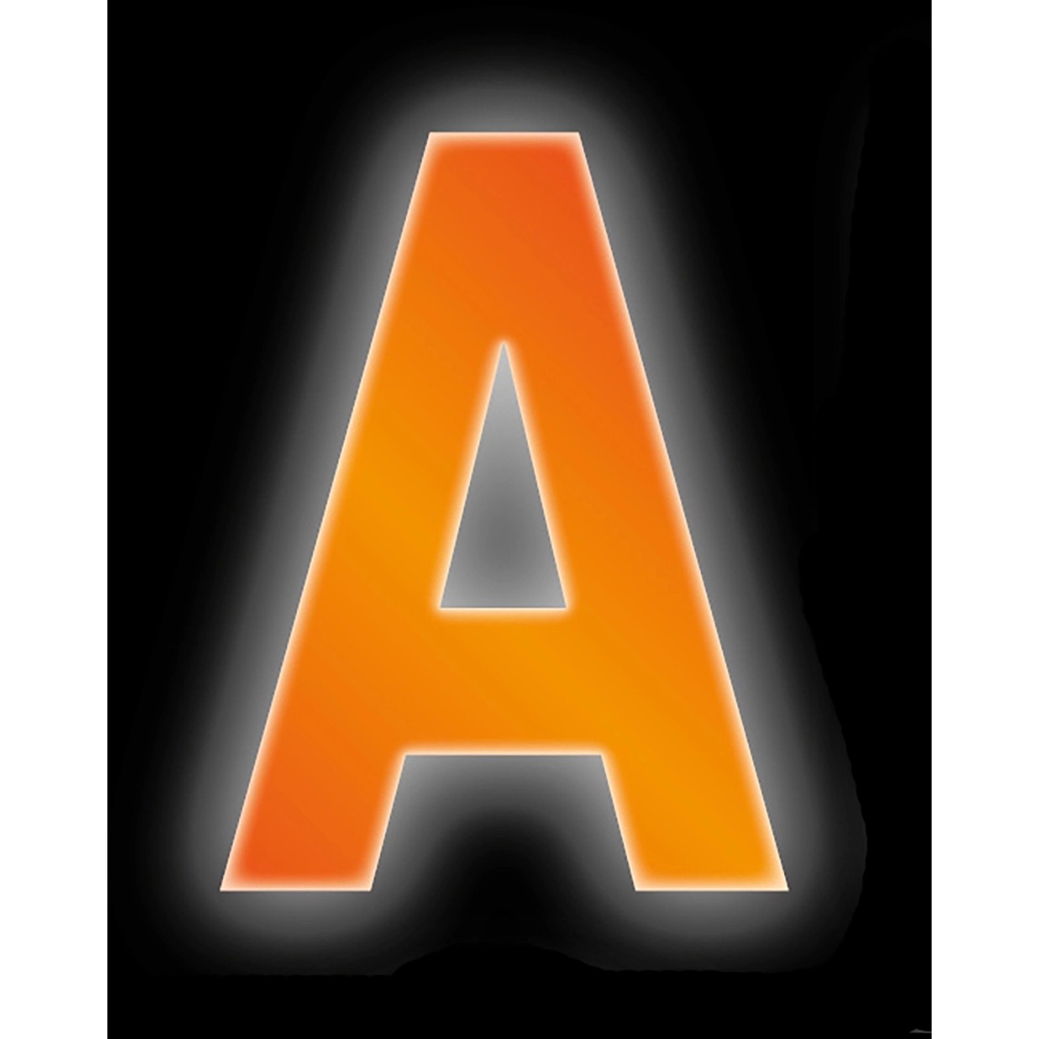 Conacord Klebebuchstabe A Reflektierend 8 cm Orange günstig online kaufen