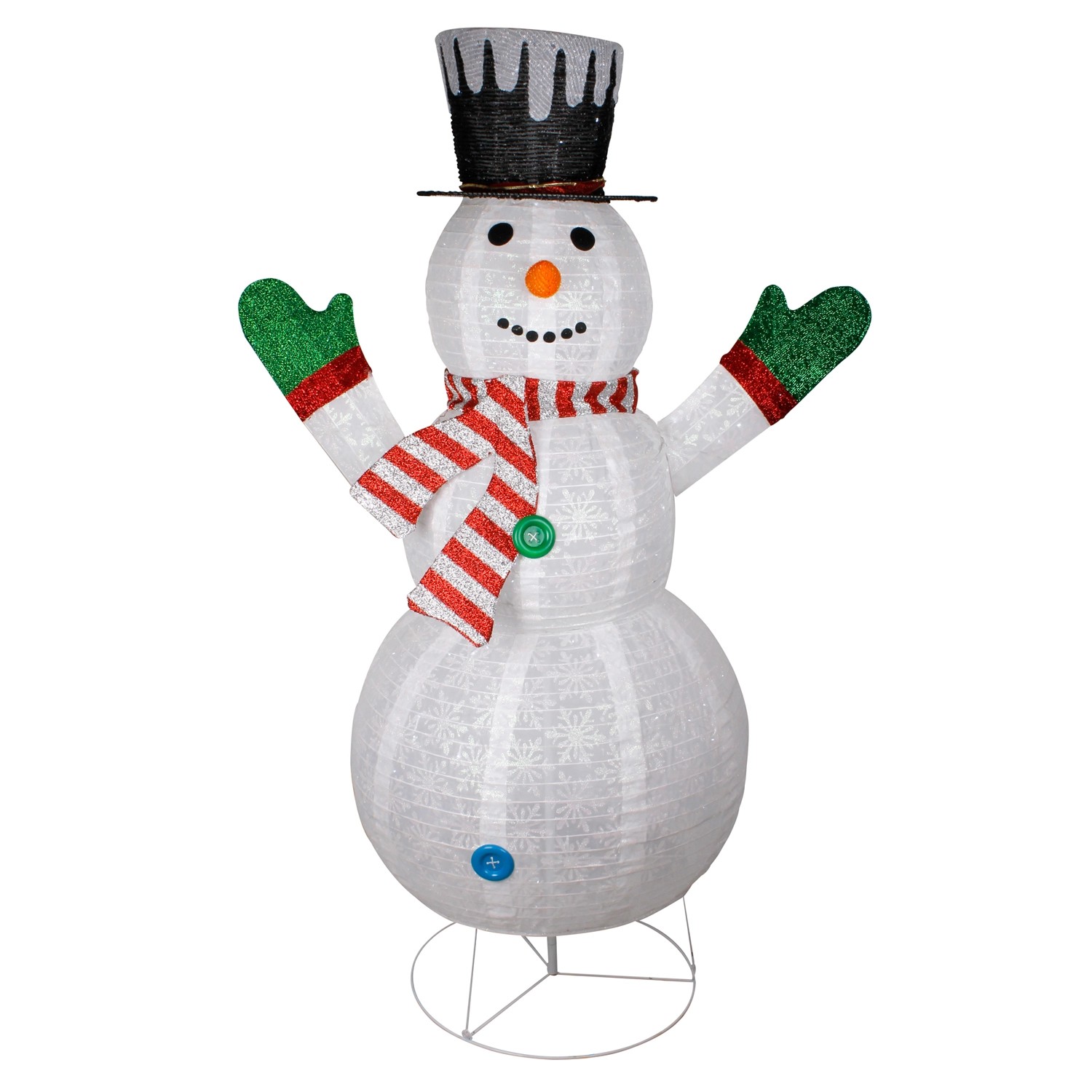 Mojawo XXL LED Schneemann Figur Weihnachtsmann 180CM 200 LEDs IP 44 Innen u günstig online kaufen