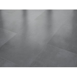 Graue Classen Neo 2.0 Vario Nero Dekor-Paneele im Fliesenformat, verlegt.