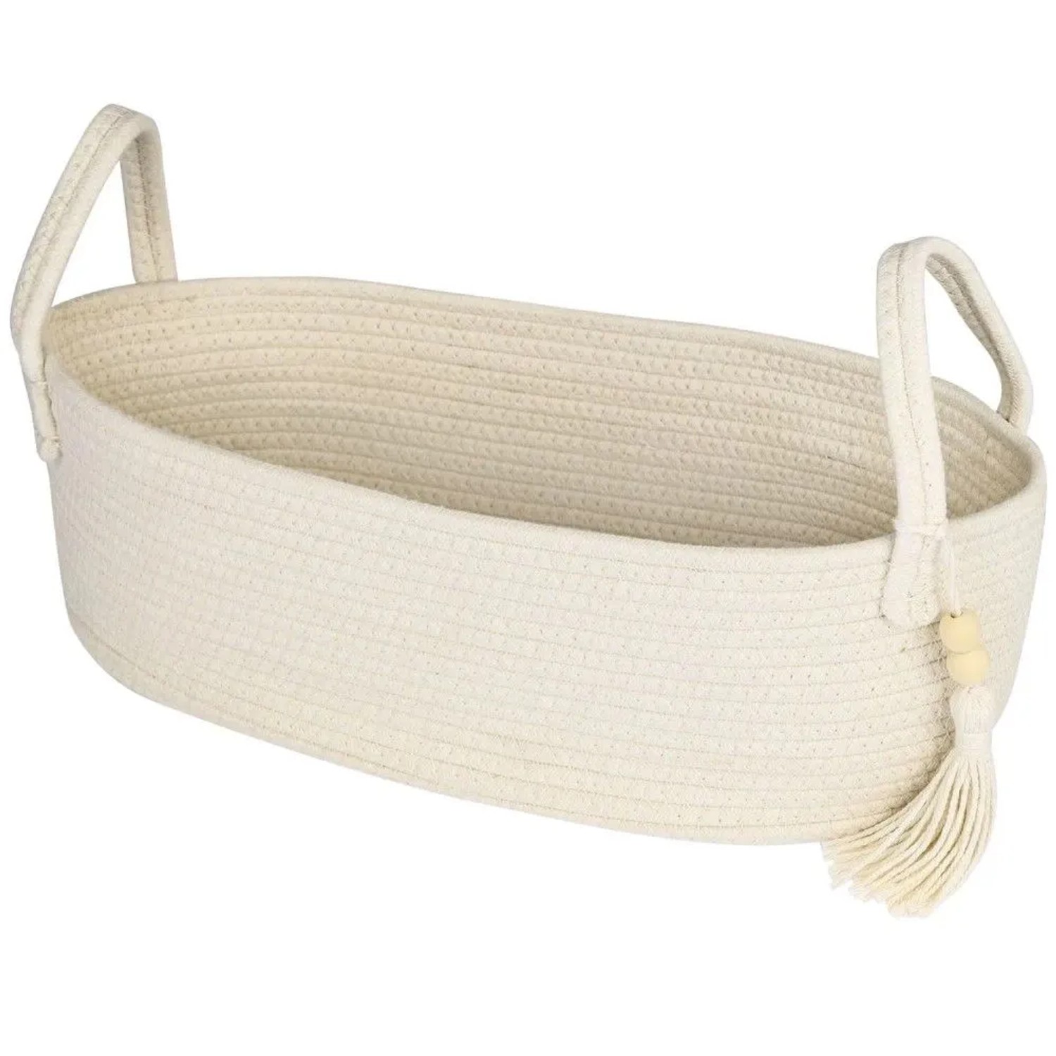 HMF 39030-38CM-30 Aufbewahrungskorb Badezimmer Korb Toilettenpapier Baumwolle 38 x 15 x 14 cm