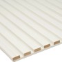 Weißes Denpanels Akustikpaneel, foliert, 120x60 cm, zur Schallabsorption.