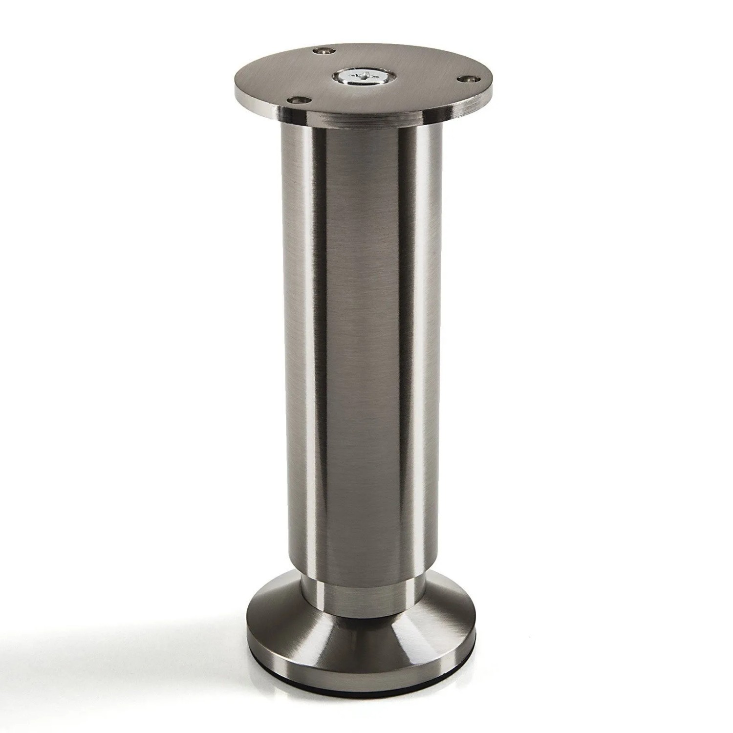 SOTECH Möbelfuß ALPHA Edelstahloptik Höhe 150 mm