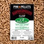 PINI Grillpellets 1,5 kg Eiche, 6mm Holzpellets für Grill, Smoker, Pizzaofen. Schwarzer Beutel.