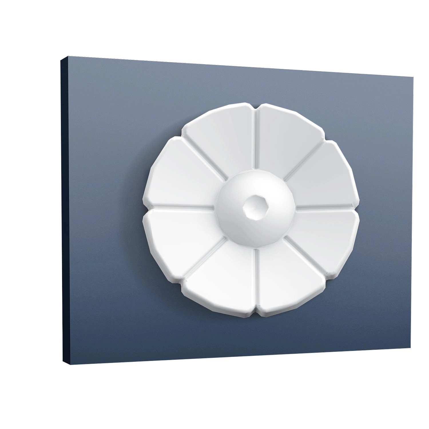 ORAC DECOR P20 LUXXUS Stuck RoSette Blume Gesims Decken-Wand-Deko Profil 6, günstig online kaufen