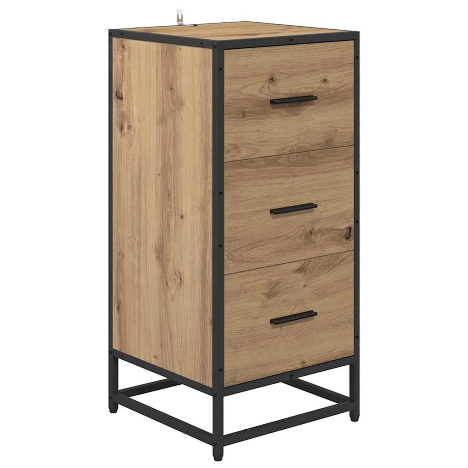 vidaXL Sideboard Artisan-Eiche 35,5 x 35 x 76 cm Holzwerkstoff 883586