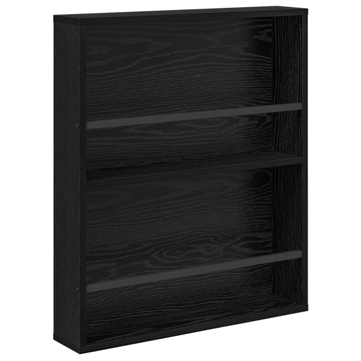 vidaXL Magazinregal Schwarz Eichen-Optik 60 x 12 x 70 cm Holzwerkstoff 890828