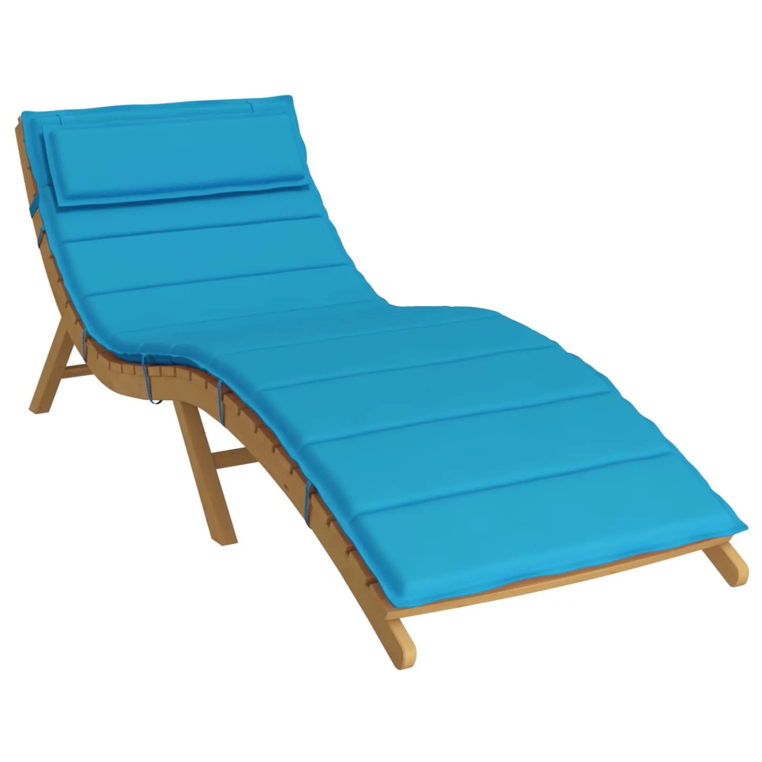 vidaXL Sonnen-Lounger Kissen Hellblau 180 x 60 x 4 cm Oxford-Stoff 361856 günstig online kaufen