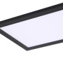 Schwarzes Lindby LED Panel Enhife für Arbeitszimmer, 80x20 cm.