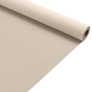 Cremefarbener Primaflor Eventteppich Podium (1,50x1,00m) als Rollenware.