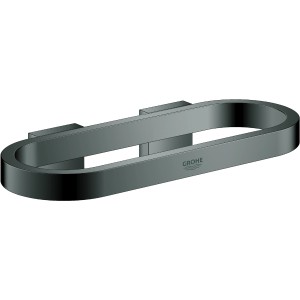 Grohe Handtuchring Selection, Hard Graphite, zur Wandmontage, aus Metall.