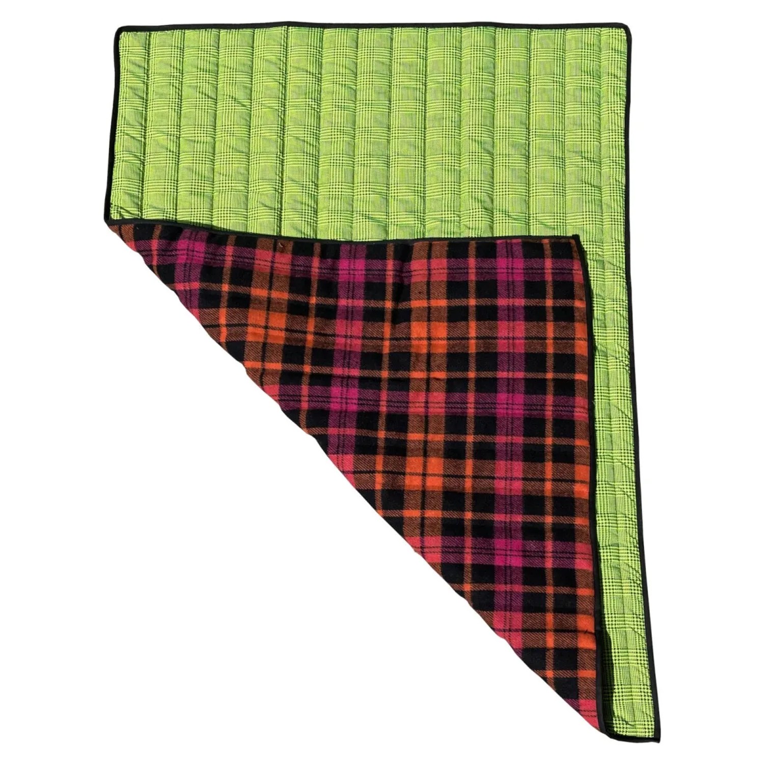 Fashion Dog Double-Face Hundedecke 100 x 70 cm Yellow Tartan günstig online kaufen