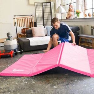 eyepower Gymnastikmatte Klappbar 180 x 115 x 5 cm Pink
