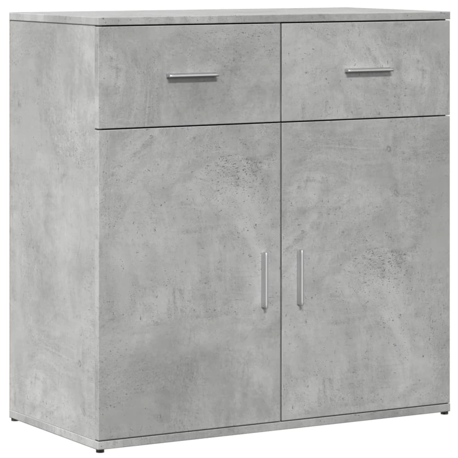 vidaXL Sideboard Betongrau 79x38x80 cm Holzwerkstoff 840523