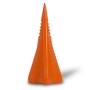 EBERTH Spaltkeil (Spaltgranate) aus Stahl, orange, für Holzspalter. Zubehör für Kamine & Öfen.
