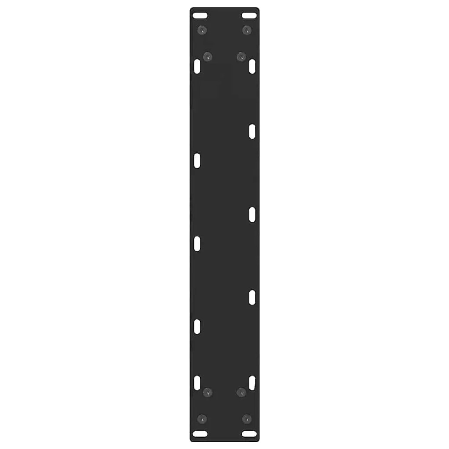 Schwarze vidaXL Bartischbeine (2 Stk.) aus Stahl, 50x90 cm, für Stehtische.