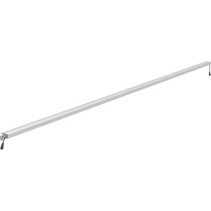 LyghtUp LED-Zaunbeleuchtung, 246 cm Leiste in Silber für Außenbeleuchtung.