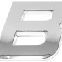Eufab 3D Autoaufkleber B in Chrom-Optik für die Außenausstattung.
