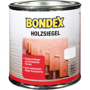 Dose Bondex Holzsiegel, transparenter Klarlack für Holz, seidenglänzend, 250ml.