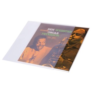 Dynavox Schallplattenhüllen, 50er Set: Transparente Schutzhüllen für LPs und 12 Zoll Maxis.