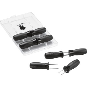 Weber Maiskolbenhalter-Set mit Aufbewahrungsbox, Grillzubehör für sicheren Halt.