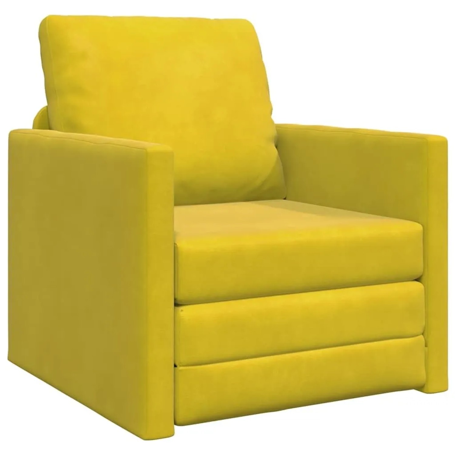 vidaXL Schlafsofa Dunkelgelb 74 x 77 x 81 cm Samt 4106618 günstig online kaufen