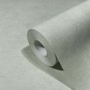 Rolle Marburg Vliestapete Uni Modern in Grün mit feiner Struktur.