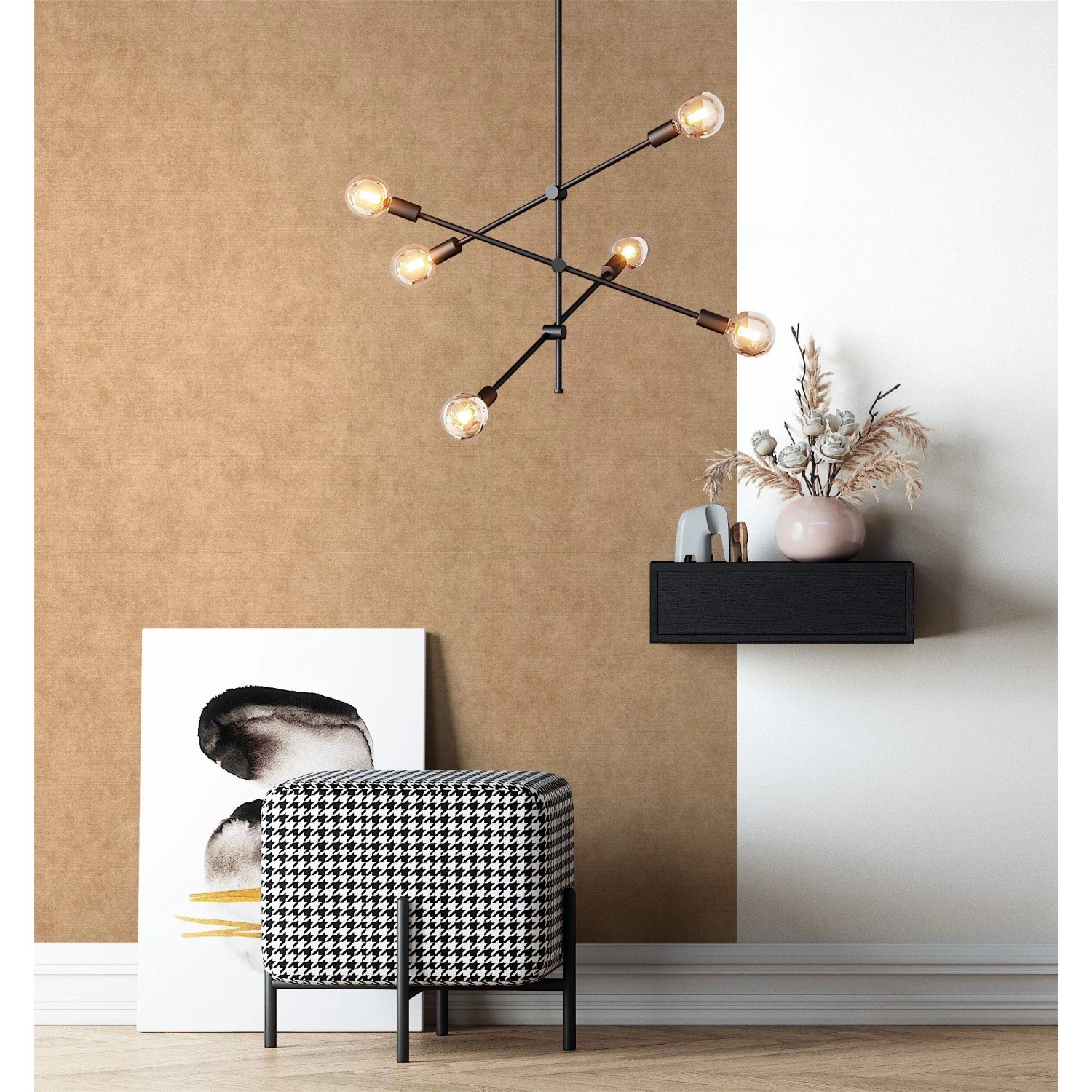 Newroom Vliestapete Zeno Gold Unifarbe Modern Strukturiert FSC®_5