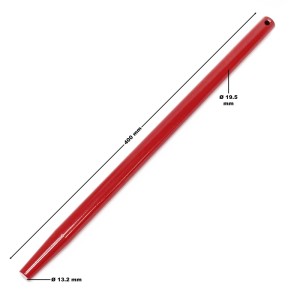 Roter Handgriff aus Gusseisen für Wiltec Obstpresse 18/30L, Zubehör für Wein- und Saftpresse.