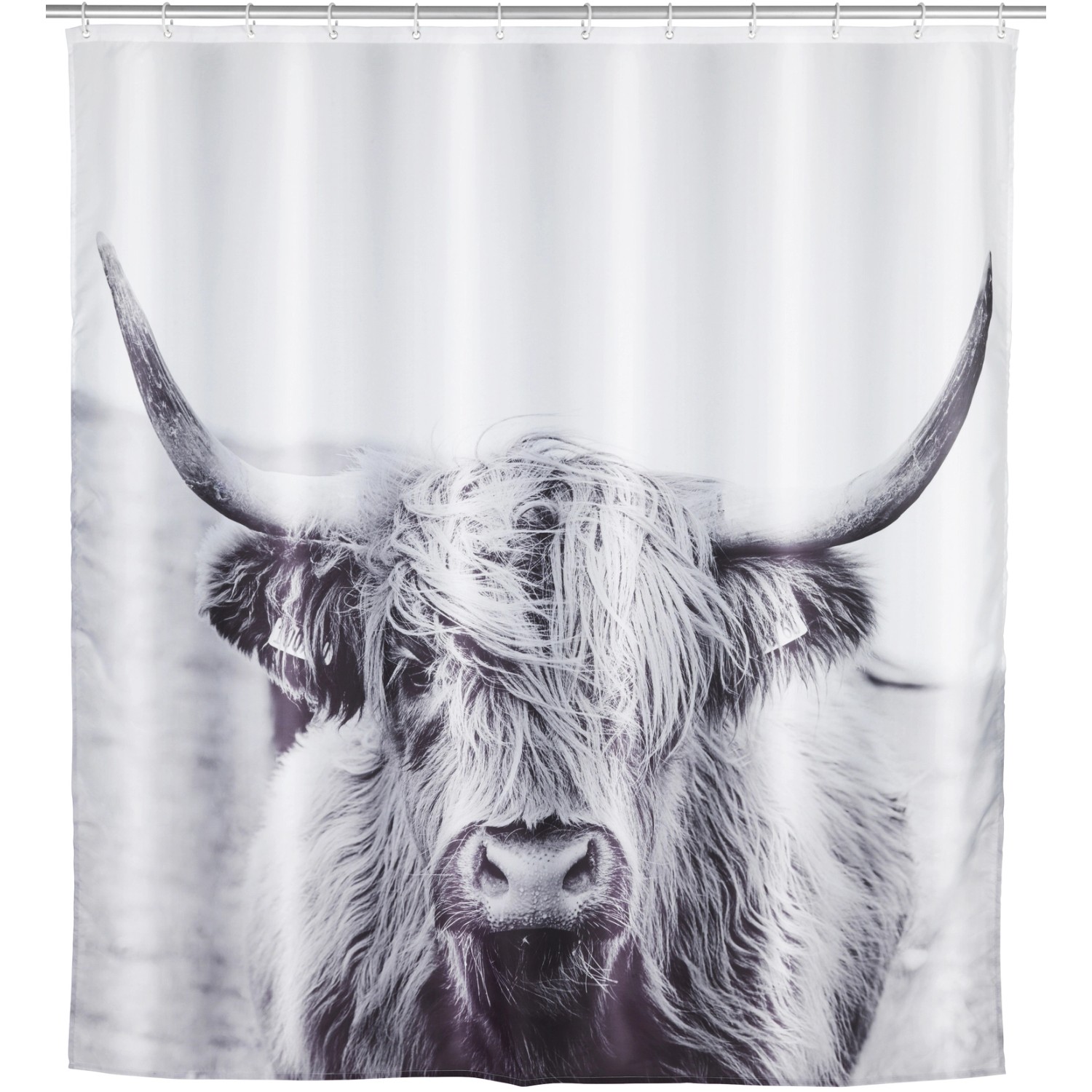 Wenko Duschvorhang Yak Polyester 180 cm x 200 cm waschbar