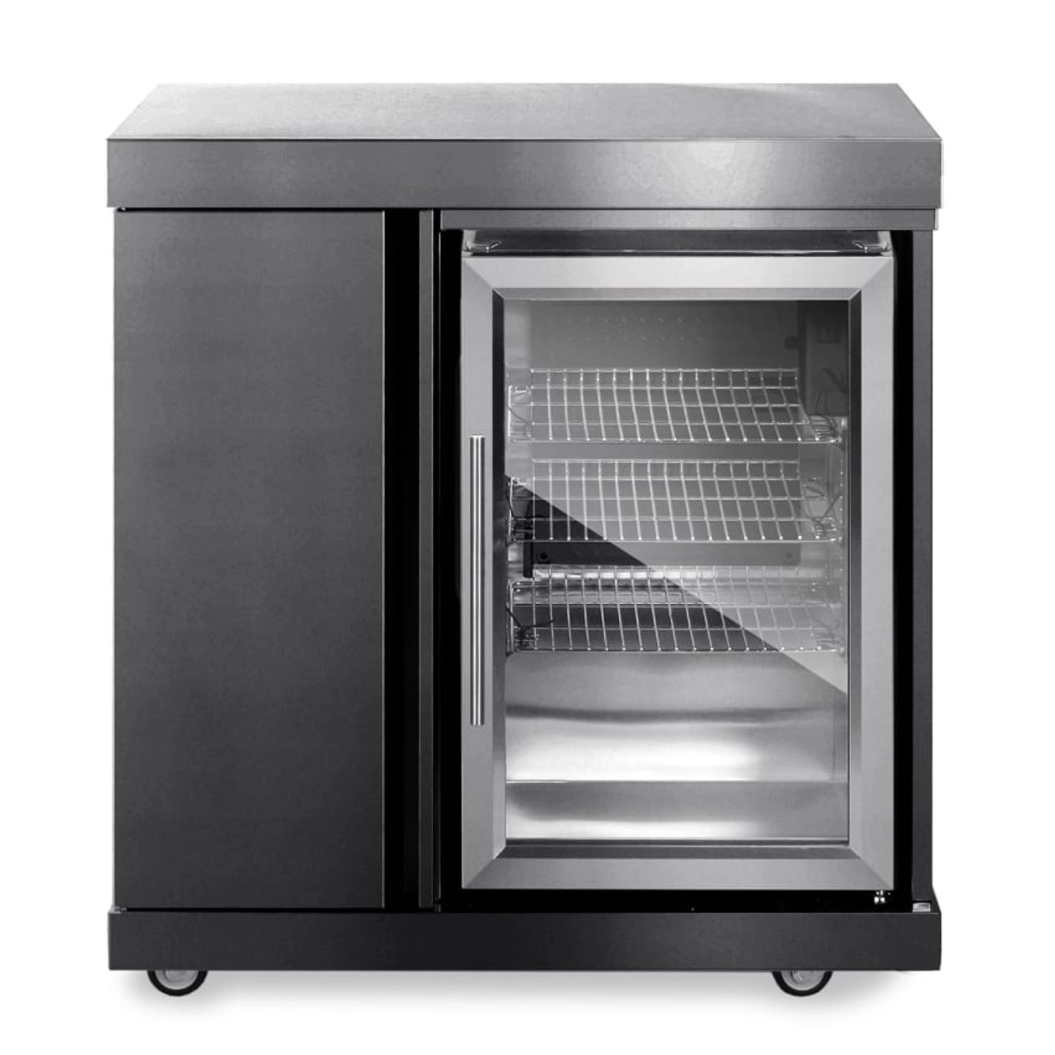 MyOutdoorKitchen Modul mit Kühlschrank und Aufbewahrungsschrank Black Colle günstig online kaufen