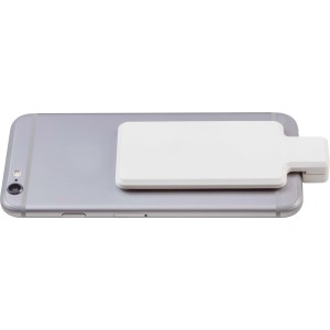 Adapter für induktives Laden auf einem iPhone, kabelloses Laden.