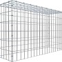Gabiona C-Ring Anbaukorb, 60x100x30cm, Maschenweite 5x10cm, Drahtgitter für Gabionen.