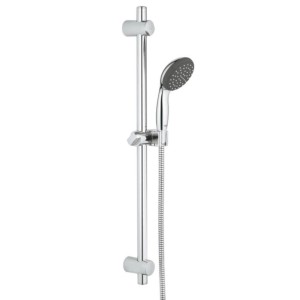 Grohe QuickFix Brausegarnitur Vitalio Start 100 mit 2 Strahlarten, Chrom.