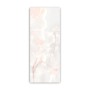 Walllux Duschrückwand Marmor Rose, Alu-Verbund, 3 mm. Elegantes weiß-rosafarbenes Marmordesign für Bad & Dusche.