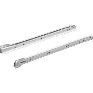 Hettich Teilauszug Rollschubführung FR 302, 250 mm, Stahl, weiß pulverbeschichtet, 1 Stück.