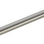 Mydeco Gardinenstange in Edelstahl-Optik, 160 cm lang, für Gardinenringe.