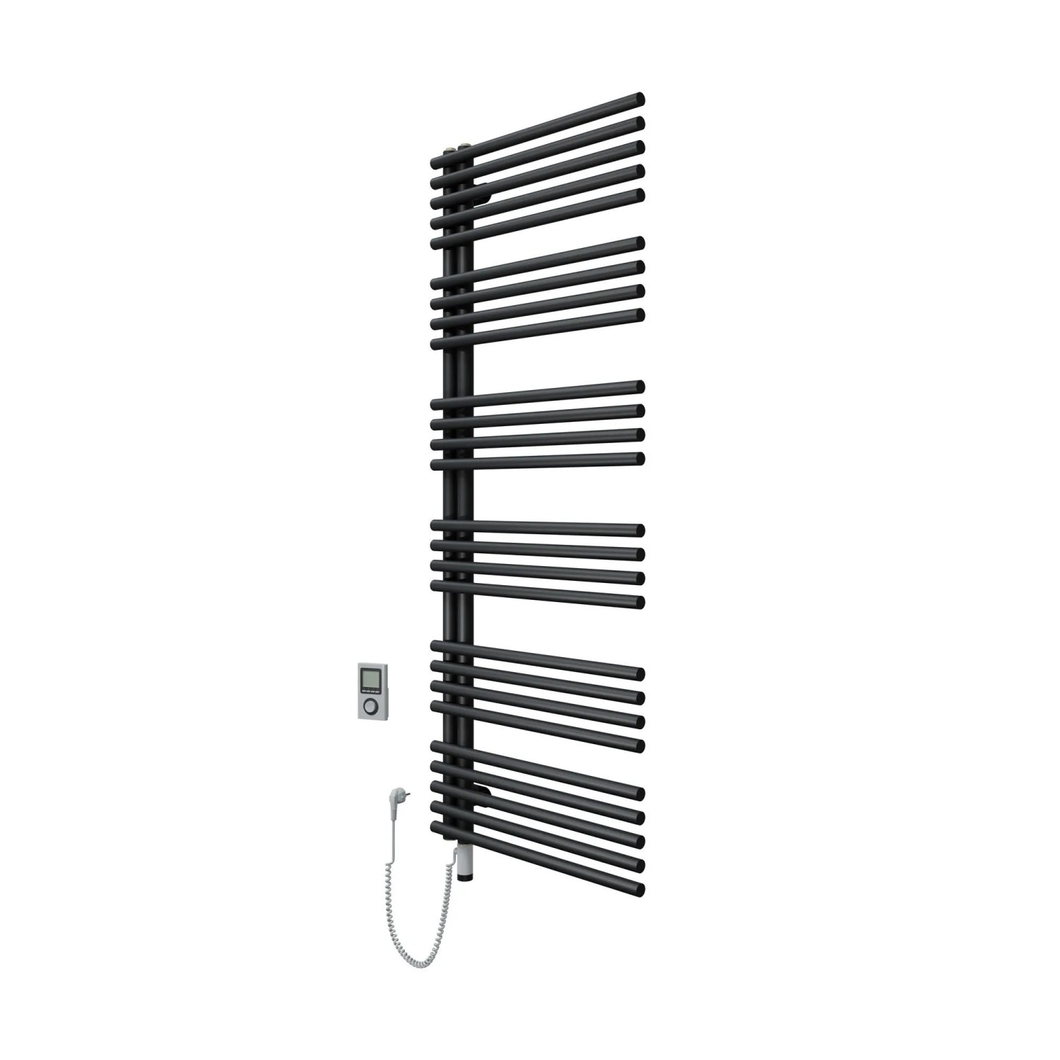 Schöner Wohnen Design-Heizkörper Celia mit Heizstab 5 Links 151 x 60 cm Schwarz