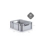 Graue PROREGAL Eurobox NextGen, 16 Liter, mit Griffen. Ideal zur Aufbewahrung.