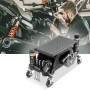 STAHLWERK Werkstatthocker WRS 185, schwarz, mit Rollen, Schublade und Ablagefächern. Ideal für Werkstattarbeiten.