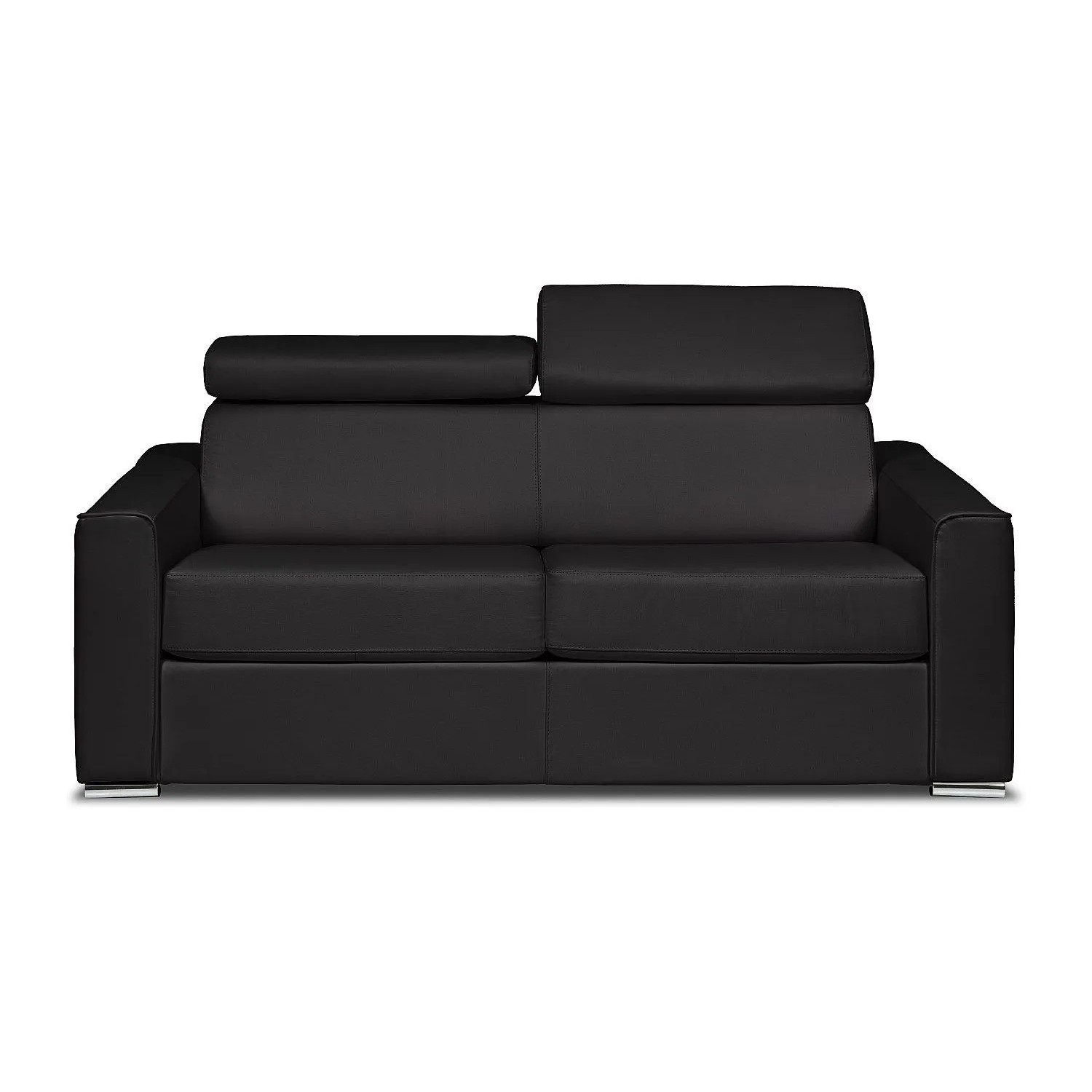Vente-unique Schlafsofa Vizir Schwarz 196 cm