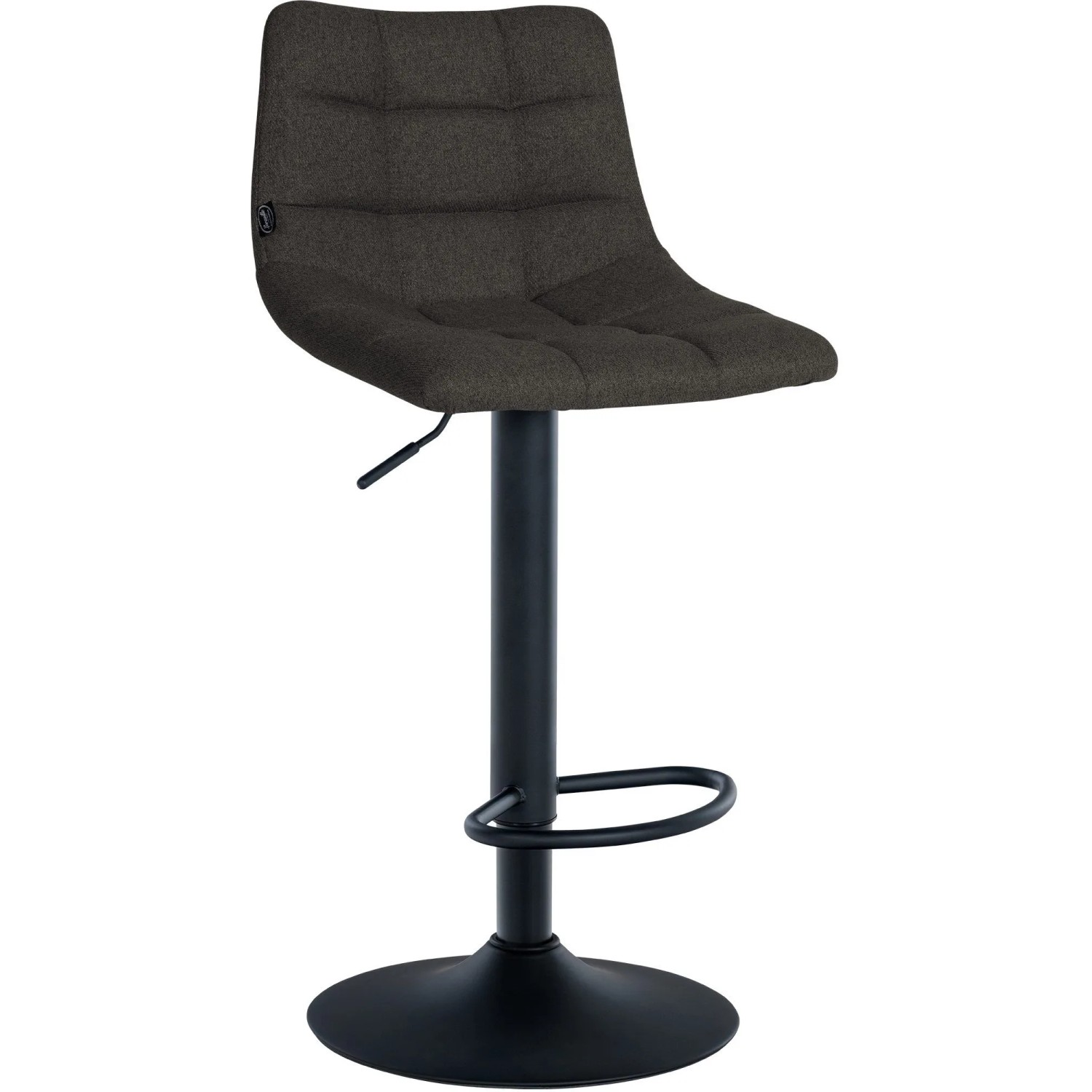 CLP Barhocker Jerry Stoff Dunkelgrau/Schwarz