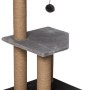 Ebi Kratzbaum Hemlock, 65 cm hoch, mit zwei Liegeflächen und Kratzsäulen.