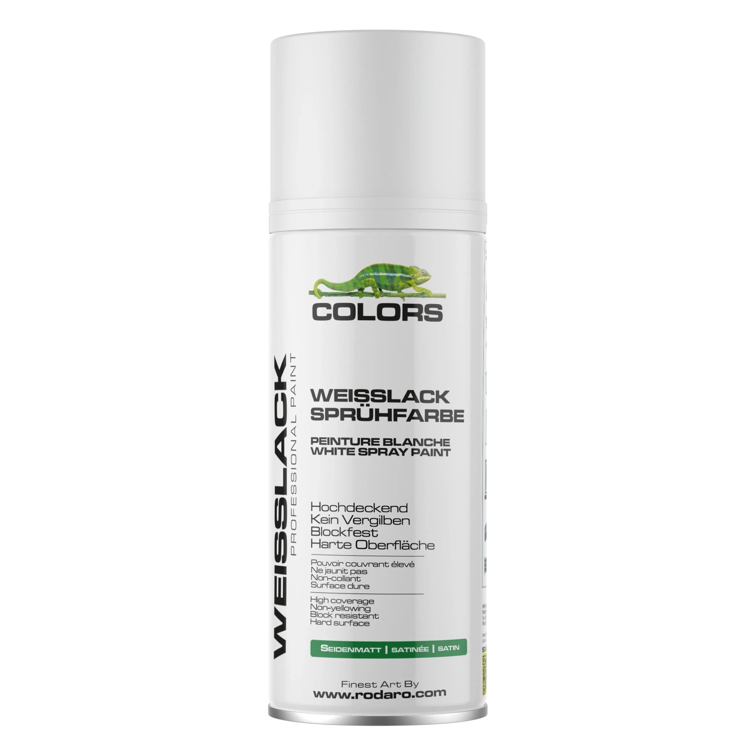 COLORS Sprühlack 400ml RAL9016 Weisslack Weiss Seidenmatt