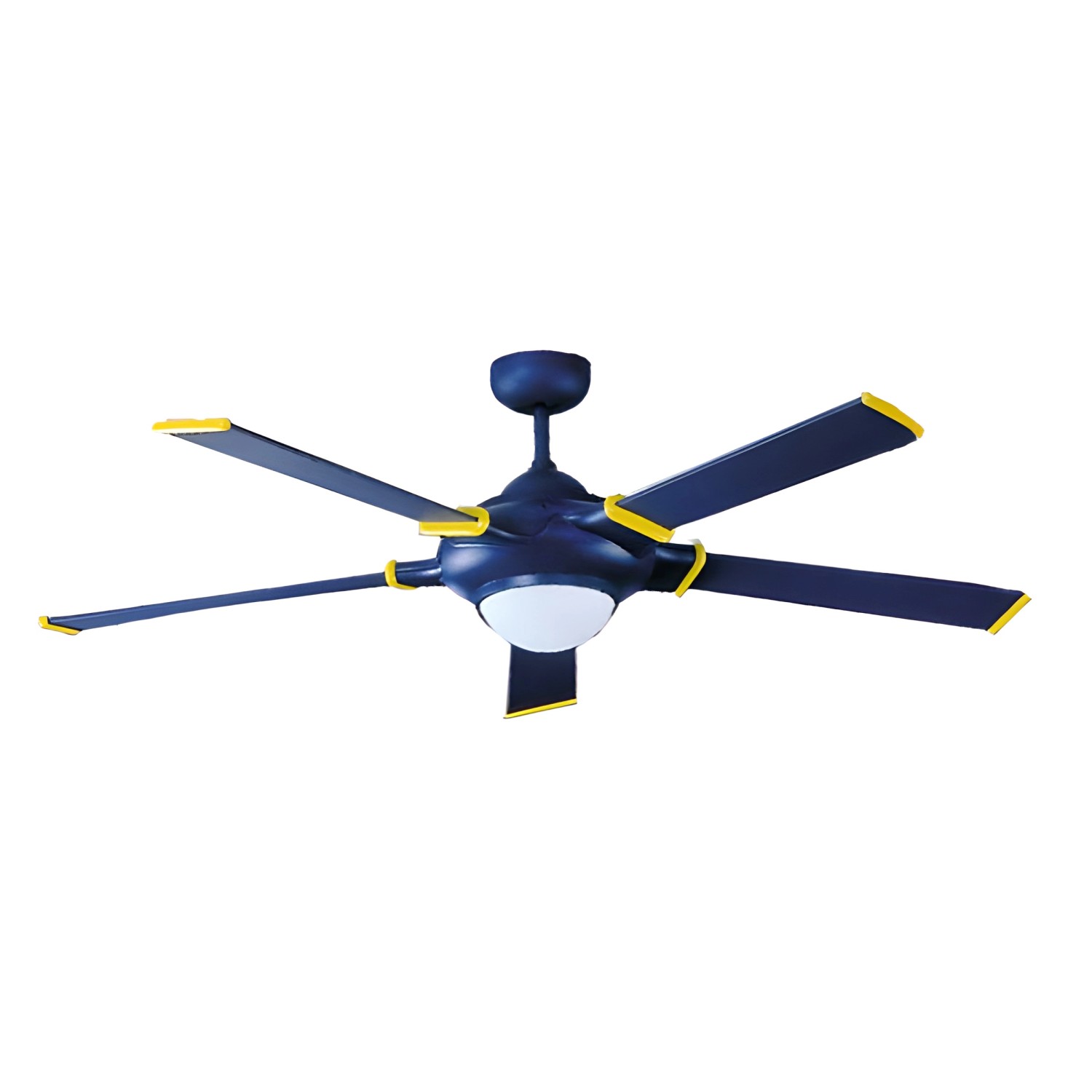 DEKO-ELEKTRO Deckenventilator Blue-Star 135 cm mit Beleuchtung und Fernbedi günstig online kaufen