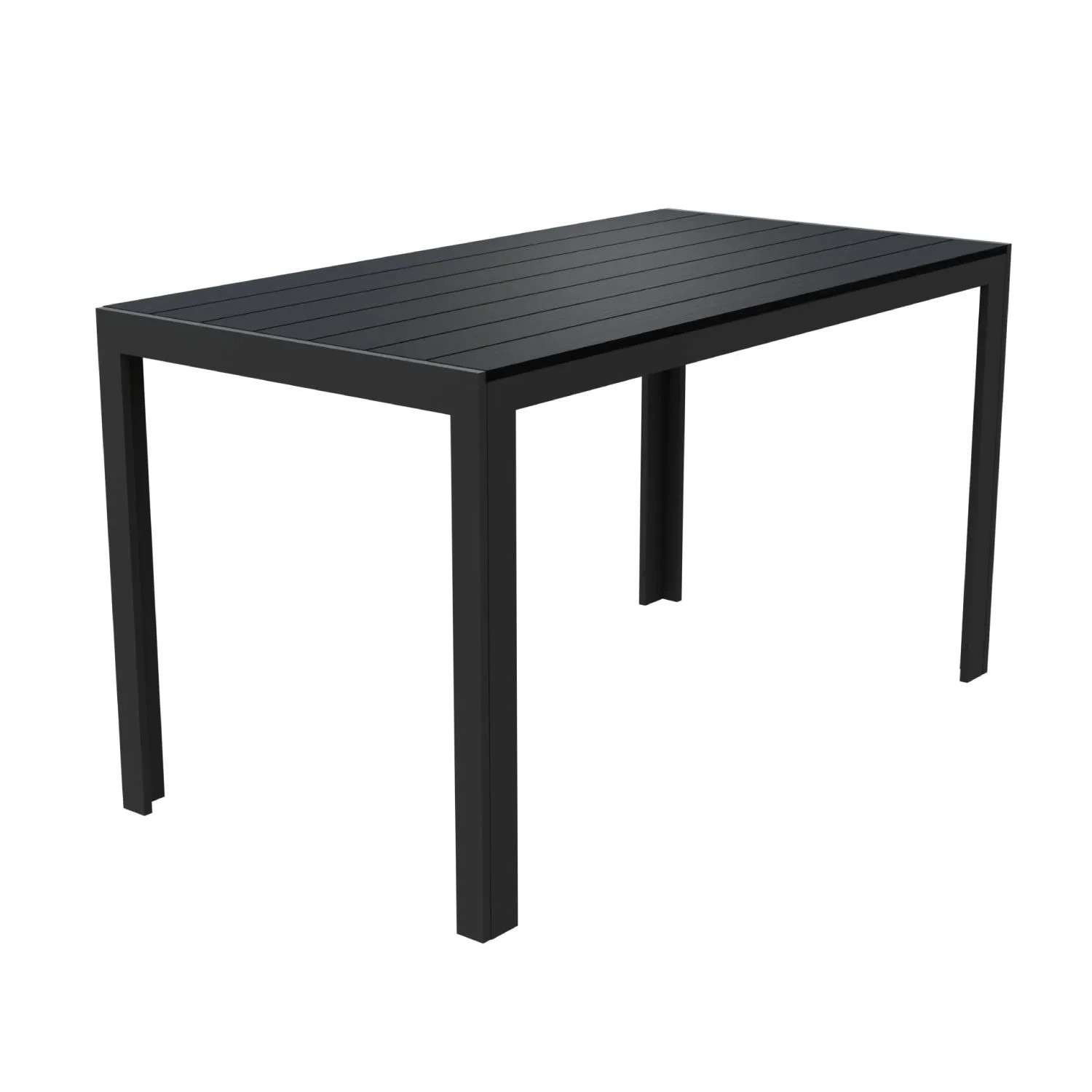 Lex Aluminium XXL Gartentisch Esstisch Balkontisch Gartenmöbel Non-Wood 125x70 cm