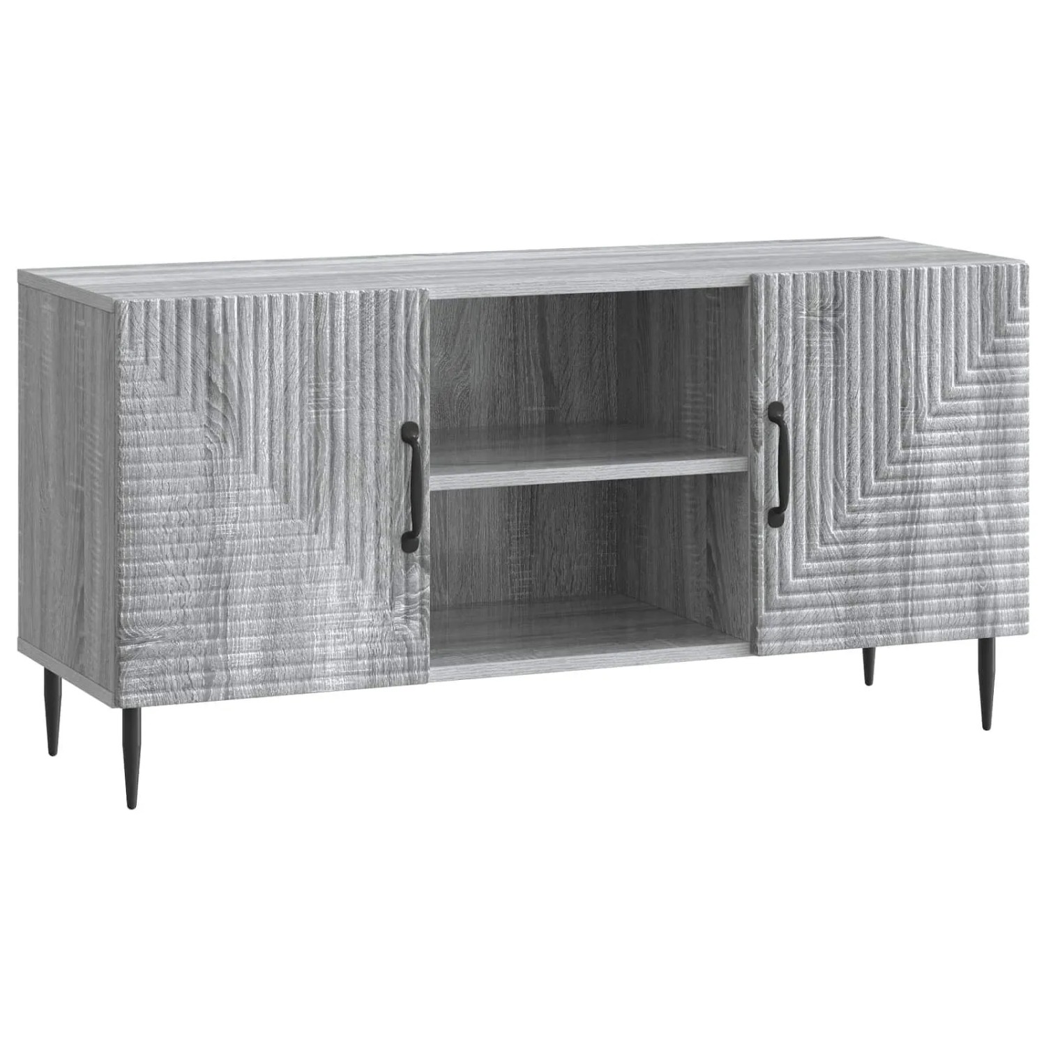 vidaXL TV-Schränk Graues Sonoma 102 x 34,5 x 50 cm Holzwerkstoff 894931